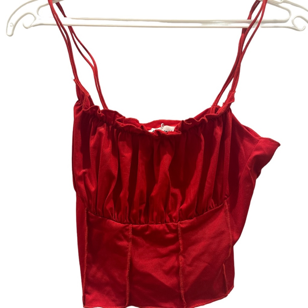 Princess Polly Red Crop Top